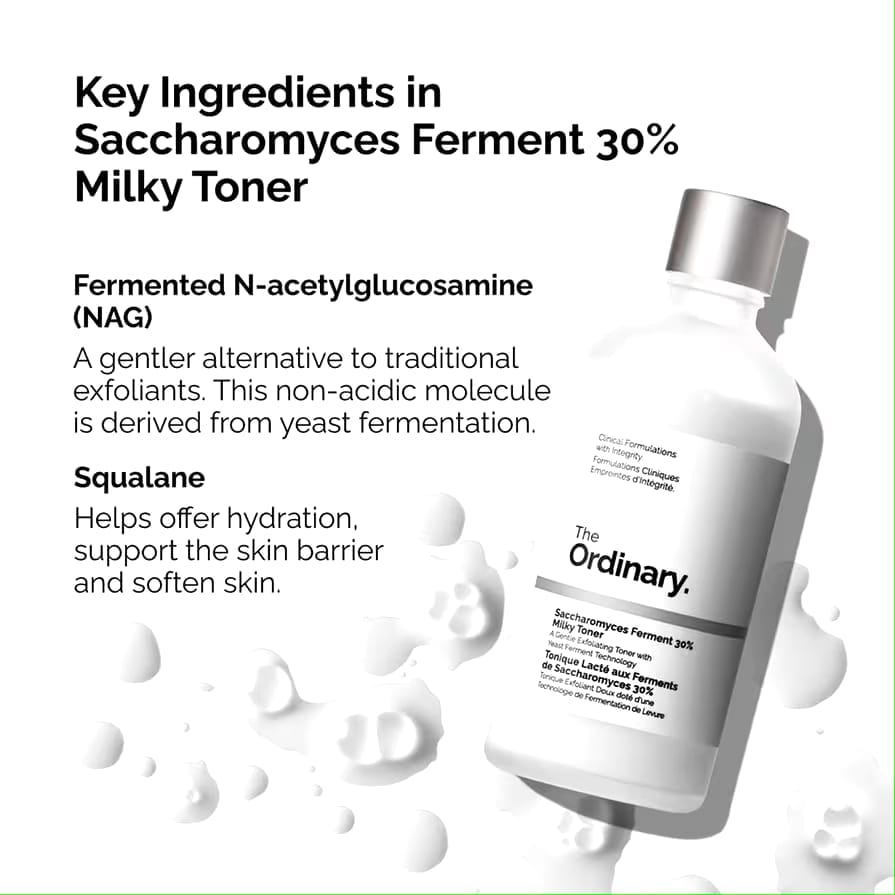 Saccharomyces Ferment 30% Milky Toner