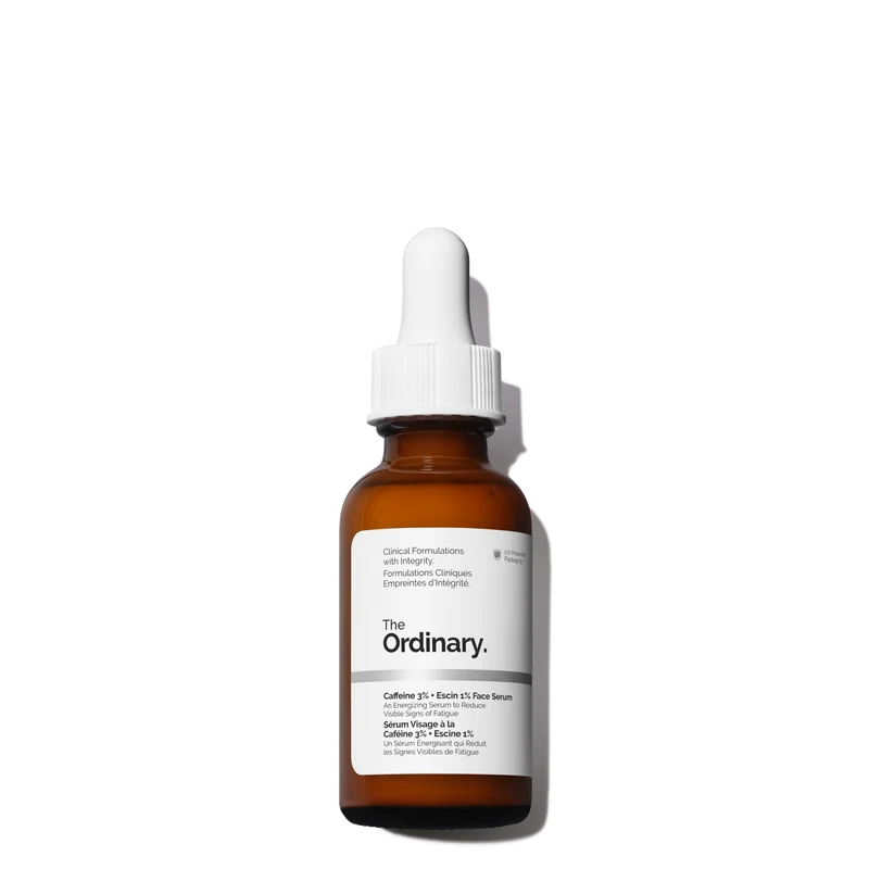Caffeine 3%+Escin 1% Face Serum–Energizing & Firming Serum 30ml